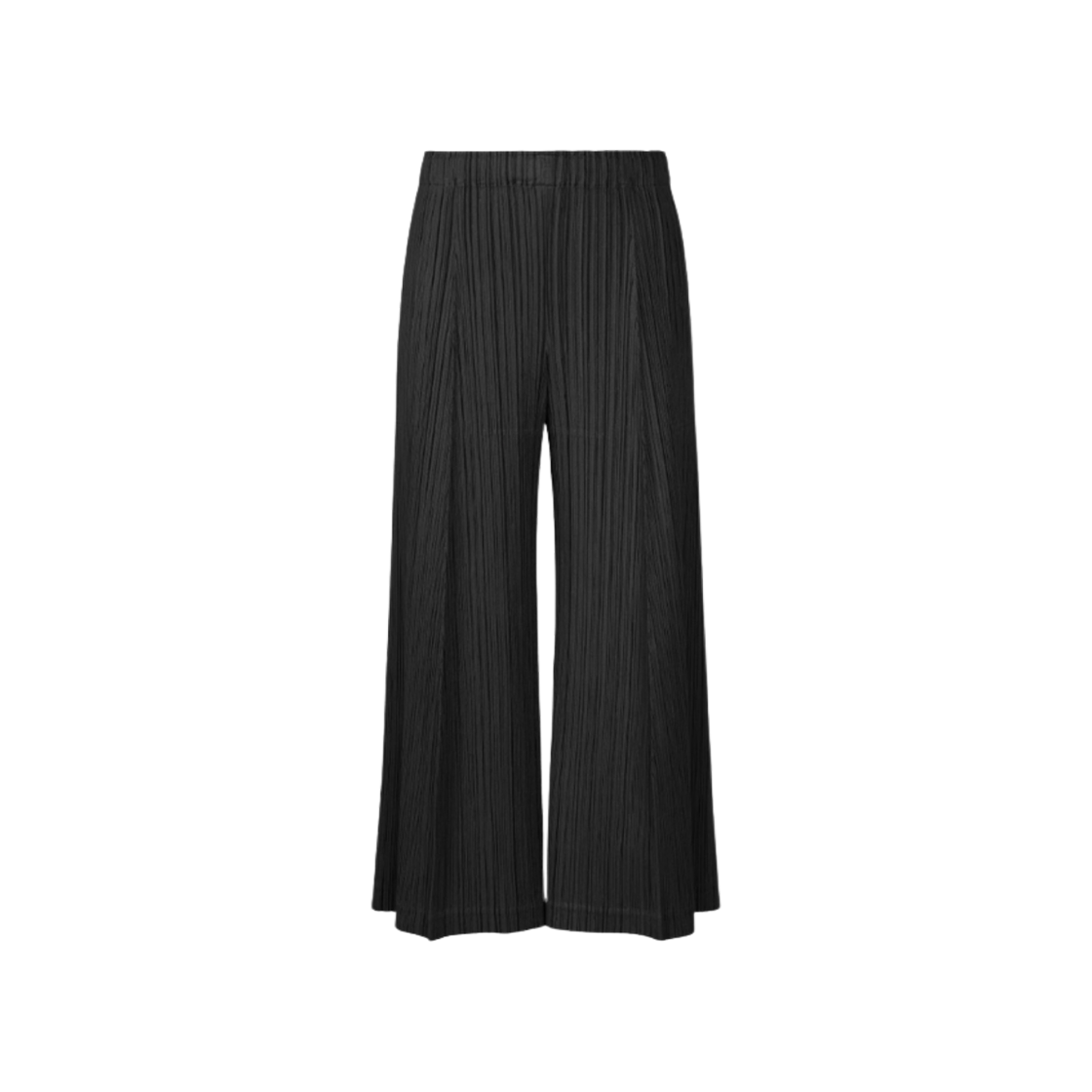 (W) 플리츠 플리즈 이세이 미야케 시커 바텀 1 팬츠 블랙((W) Pleats Please Issey Miyake Thicker Bottoms 1 Pants Black) - 1