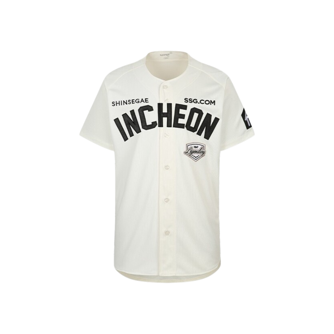 SSG 랜더스 레플리카 인천 유니폼 화이트 (논 마킹 버전)(SSG Landers Replica Incheon Uniform White (Non Marking Ver.))