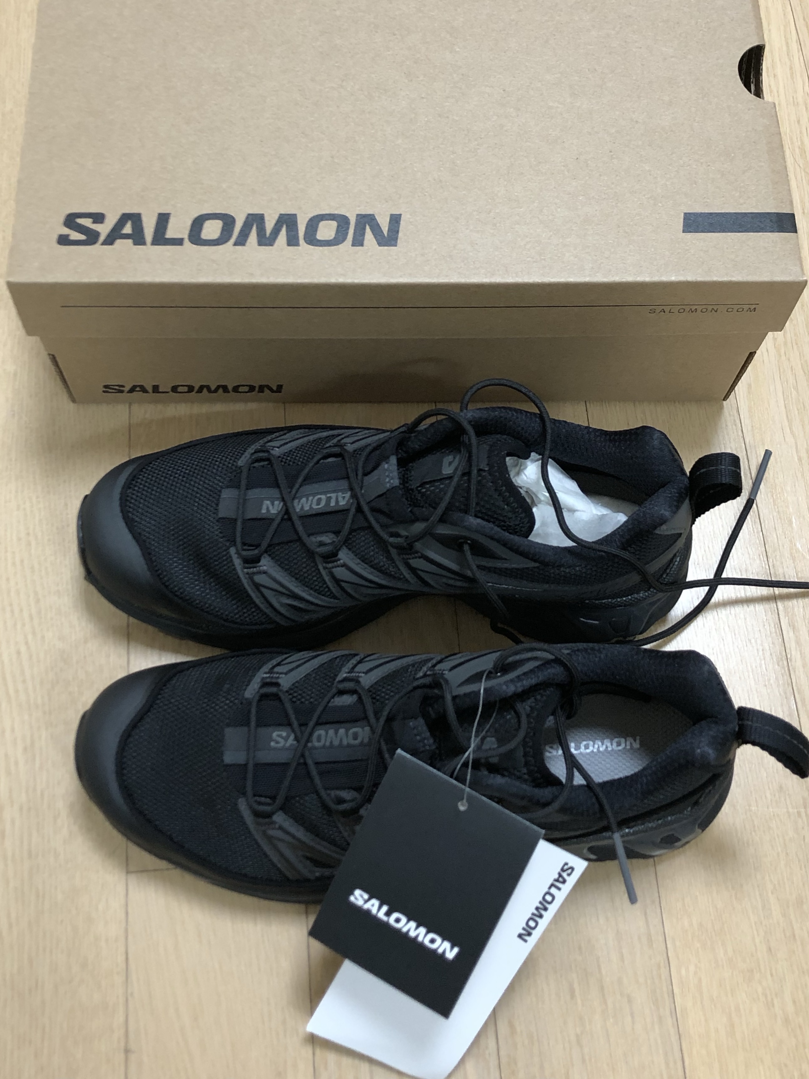 Salomon XT-6 Expanse Black Ebony 착용 스타일