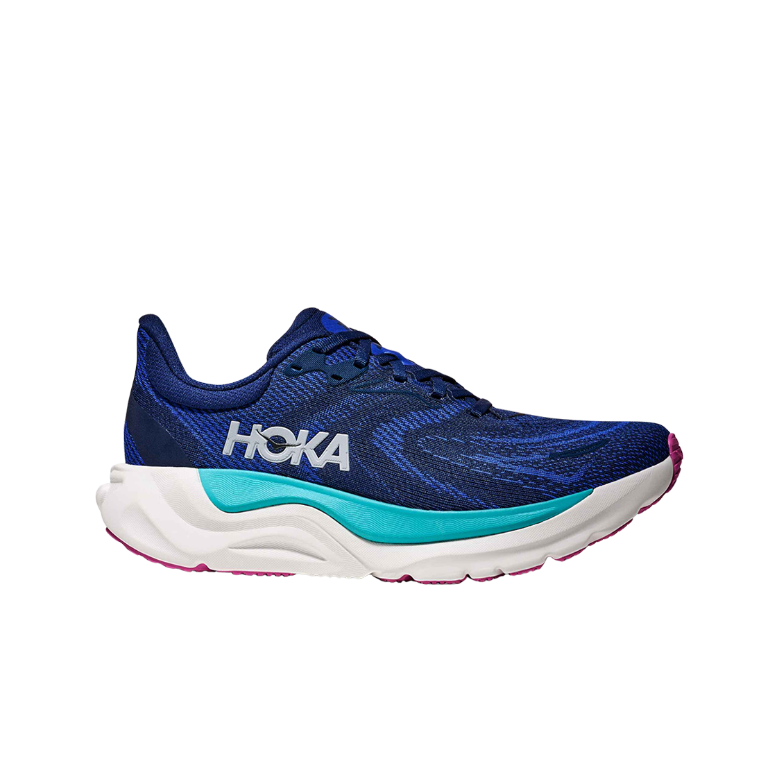 (W) 호카 아라히 8 미드나잇 블루 울트라마린 - 레귤러((W) Hoka Arahi 8 Midnight Blue Ultramarine - Regular)