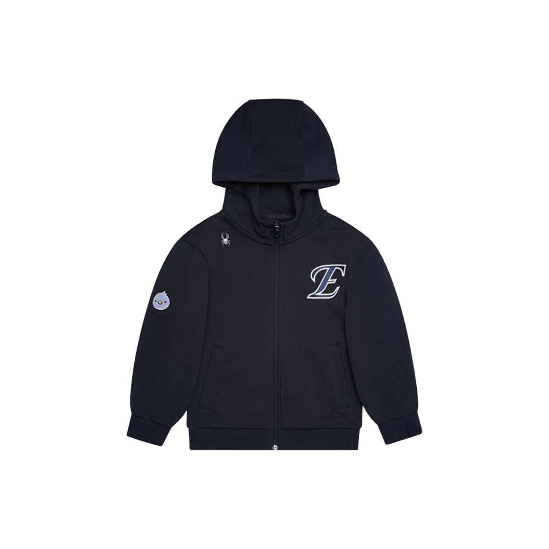 SBKPCNFT851K-NVY (Kids) Hanwha Eagles Spyder 25 Cushion Paper Hoodie Zip Up Navy