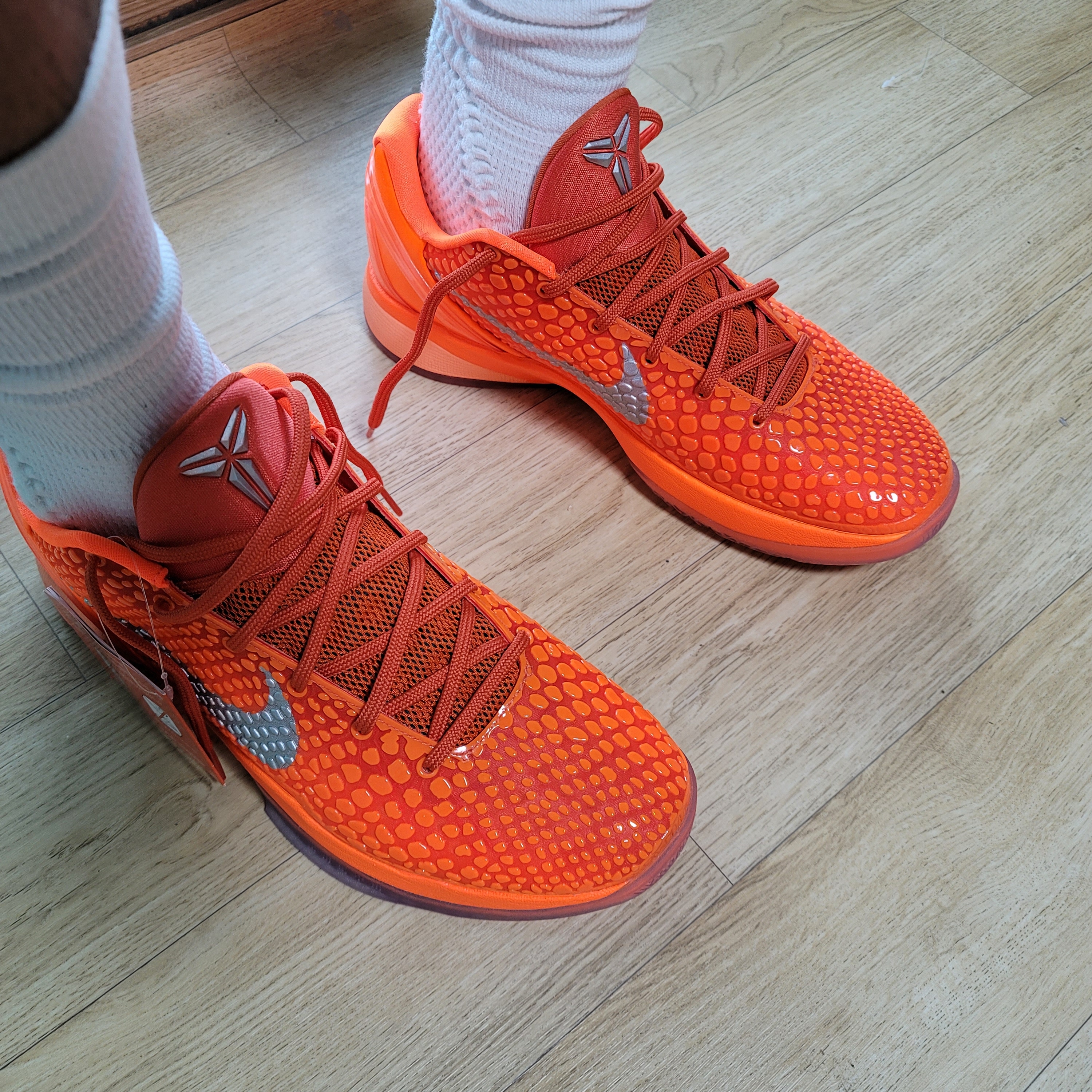 Nike Kobe 6 Protro Total Orange 착용 스타일 - 2