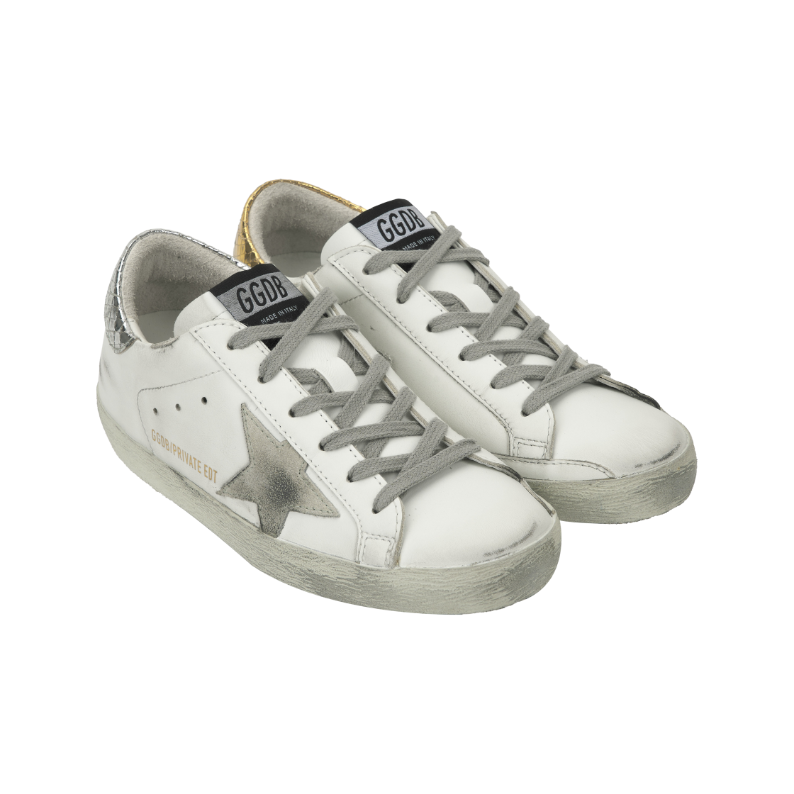 (W) 골든구스 슈퍼스타 스니커즈 화이트 골드((W) Golden Goose Superstar Sneakers White Gold) - 4