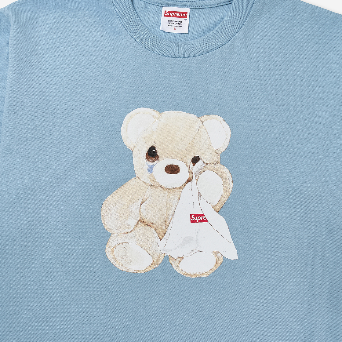【Supreme】Bear T-Shirt Powder Blue- 25SS 슈프림 베어 티셔츠 파우더 블루 - 25SS | Supreme | KREAM