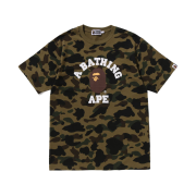 BAPE 1st Camo College T-Shirt Green
