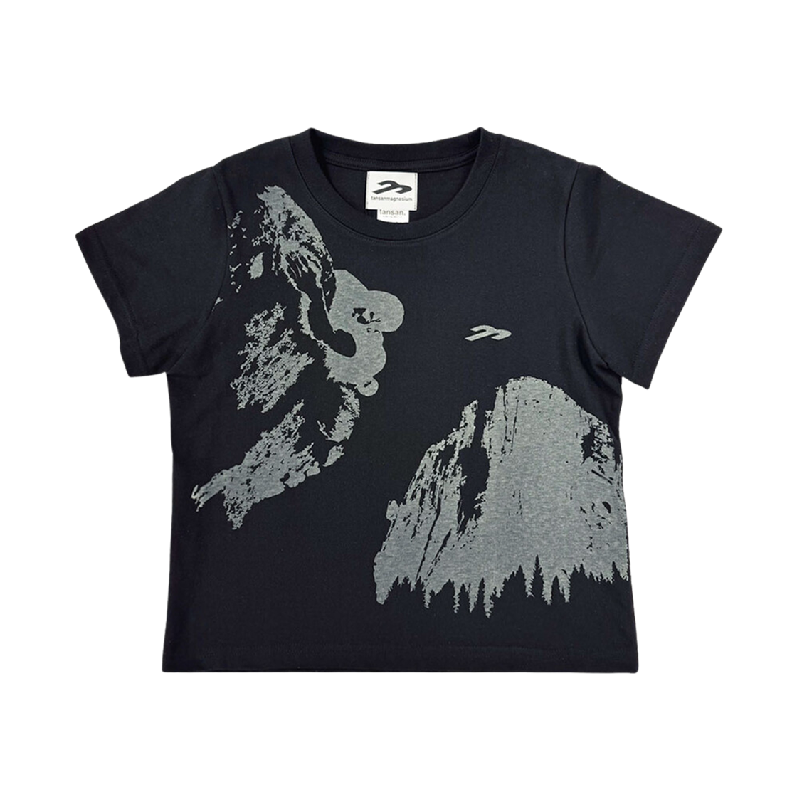 (W) 탄산마그네슘 EI 캐피탄 티셔츠 블랙((W) Tansanmagnesium El Capitan T-Shirt Black)