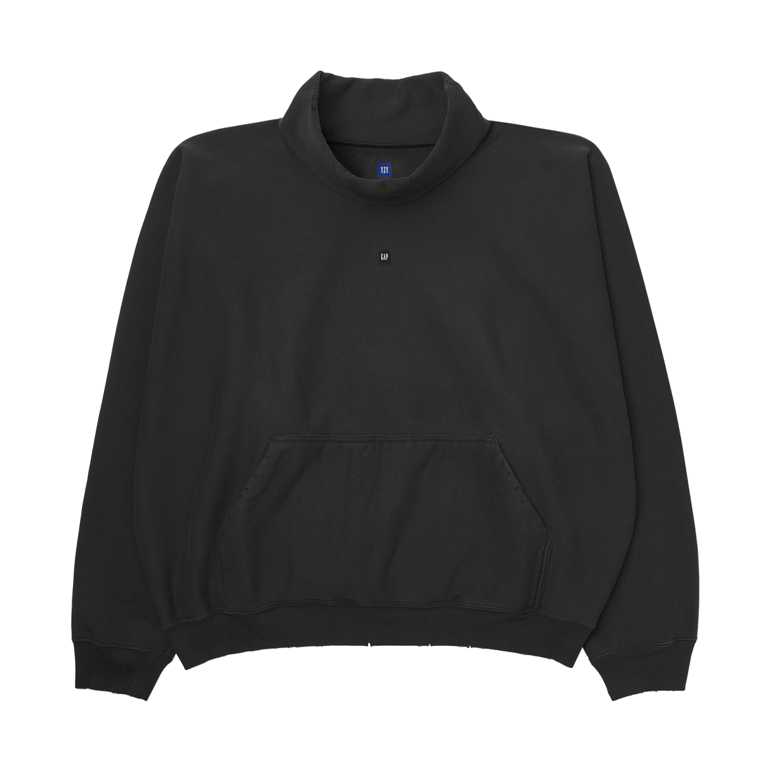 471292-02 Yeezy Gap Engineered By Balenciaga High Neck Sweater Dark Grey