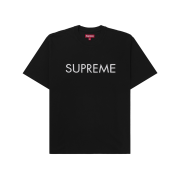 Supreme Capital S/S Top Black - 25SS