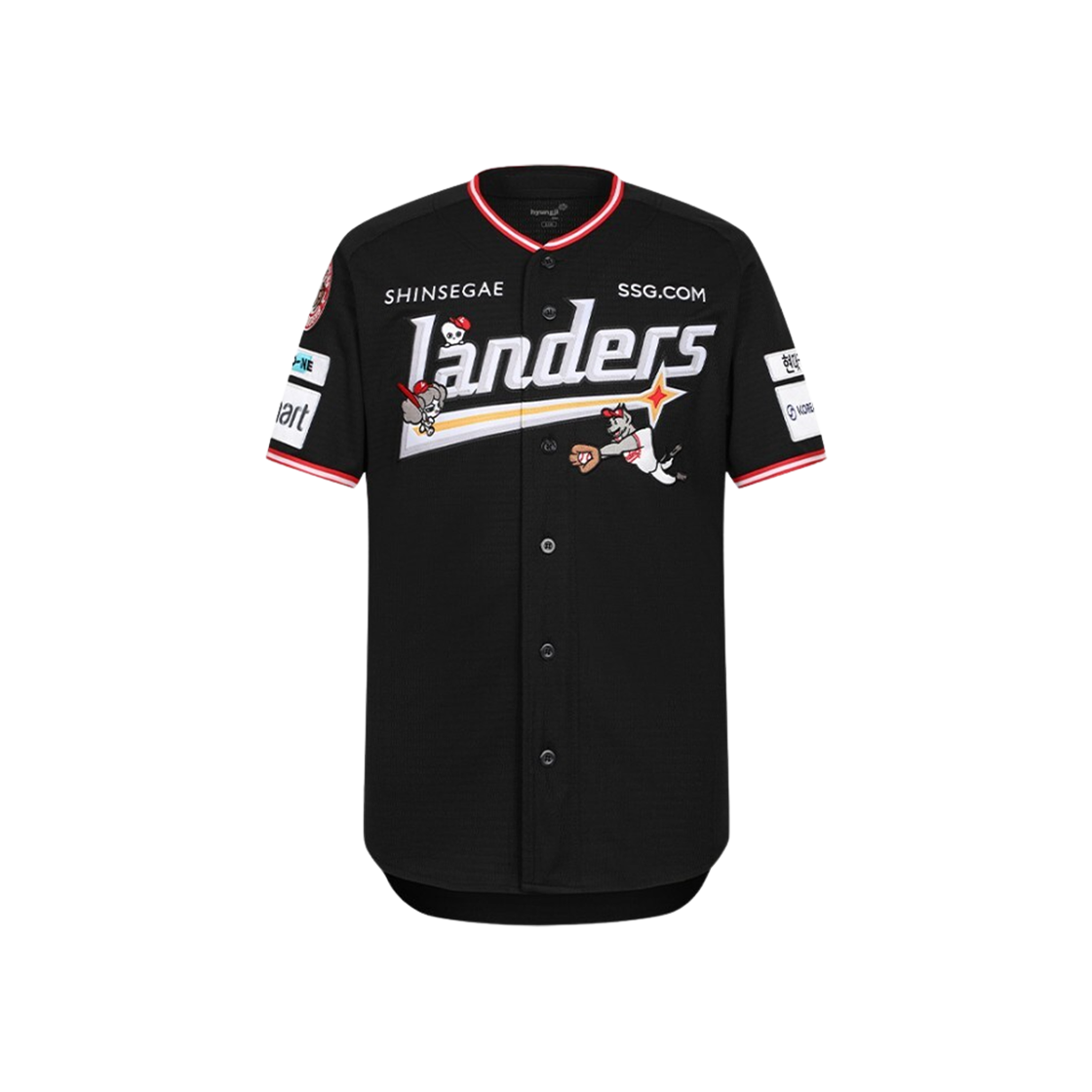 SSG 랜더스 랜더스 프렌즈 유니폼 블랙 (논 마킹 버전)(SSG Landers Landers Friends Uniform Black (Non Marking Ver.))
