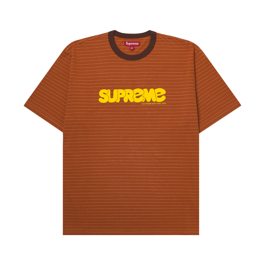 슈프림 버블 숏슬리브 탑 오렌지 – 25SS