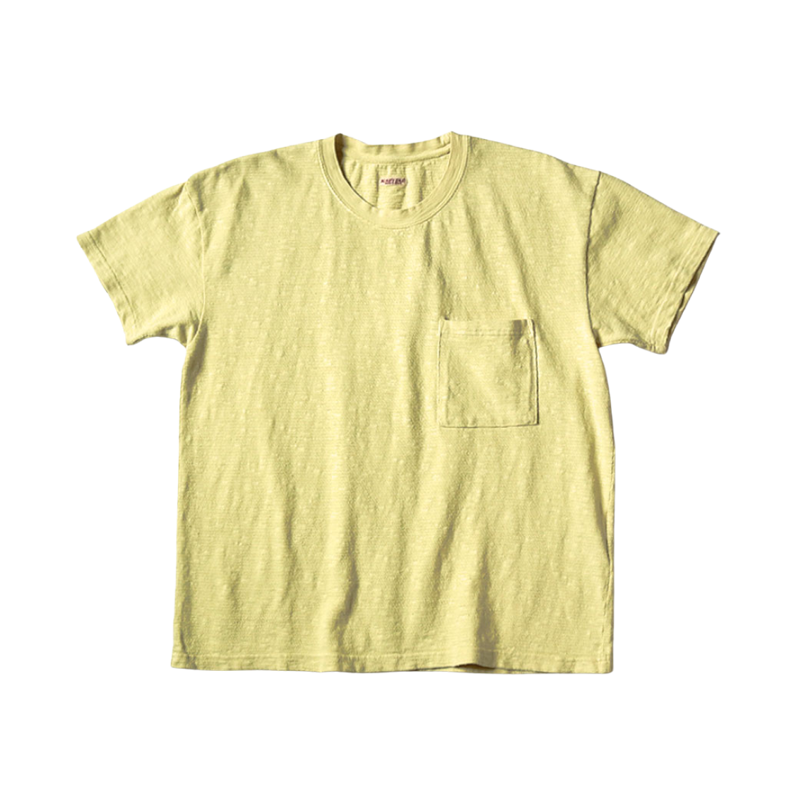 캐피탈 어뮤즈 니트 포켓 티셔츠 옐로우(Kapital Amuse Knit Pocket T-Shirt Yellow) - 1