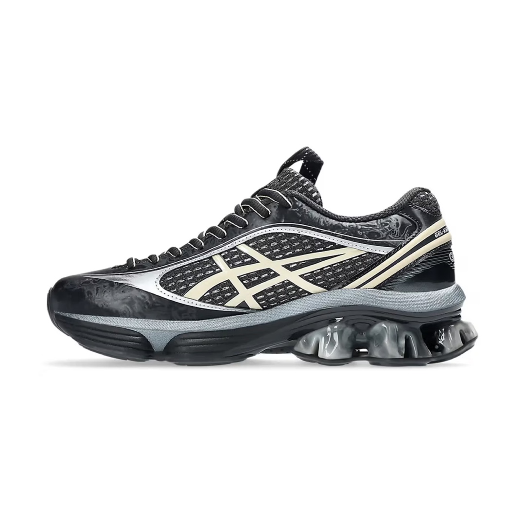 Asics Gel-Kinetic Fluent Cayenne Copperhead, Asics Gel-Kinetic Fluent Glacier Grey Soft Sky 착용 스타일 - 2