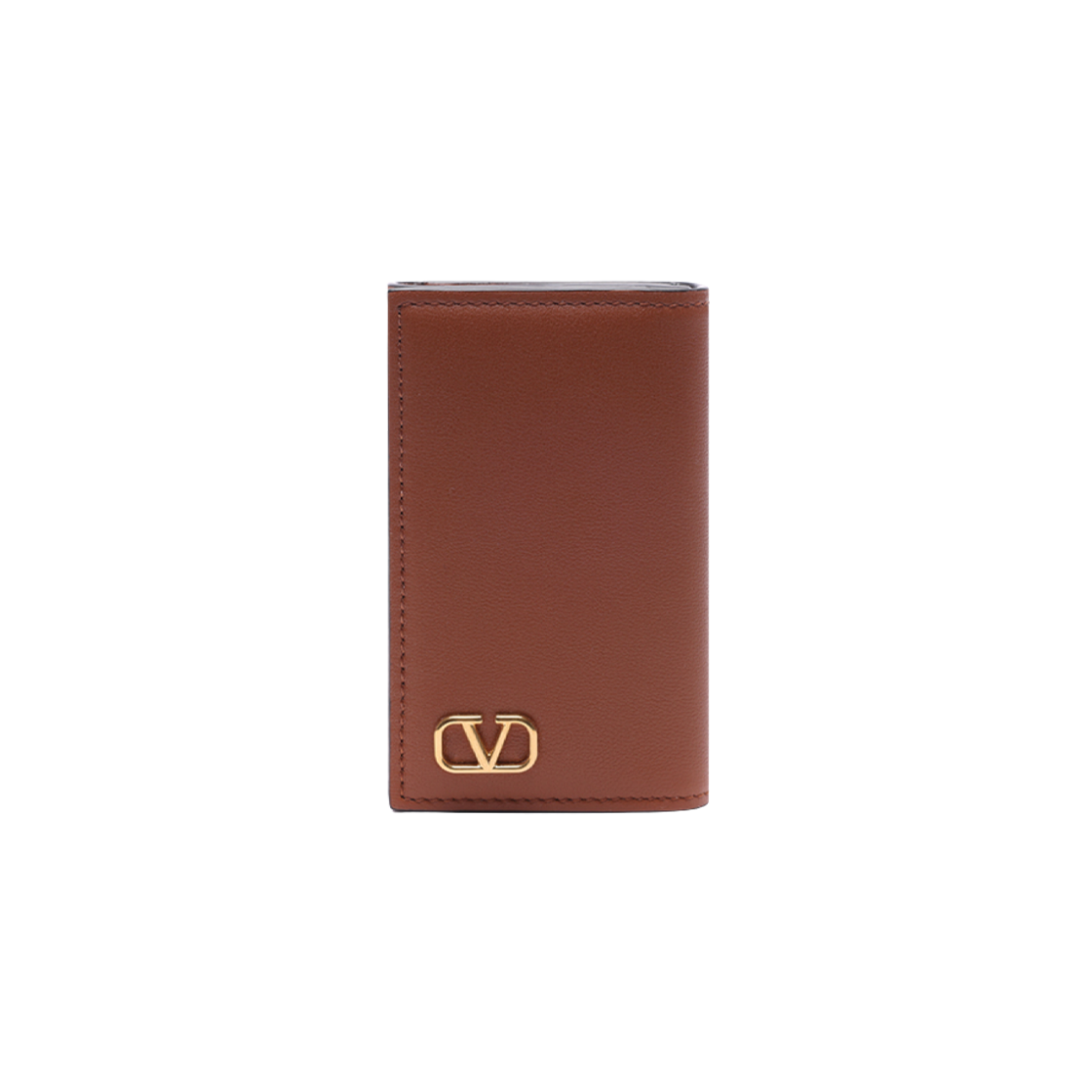 P0T87FQTHG5 Valentino Vlogo Signature Key Holder Brown