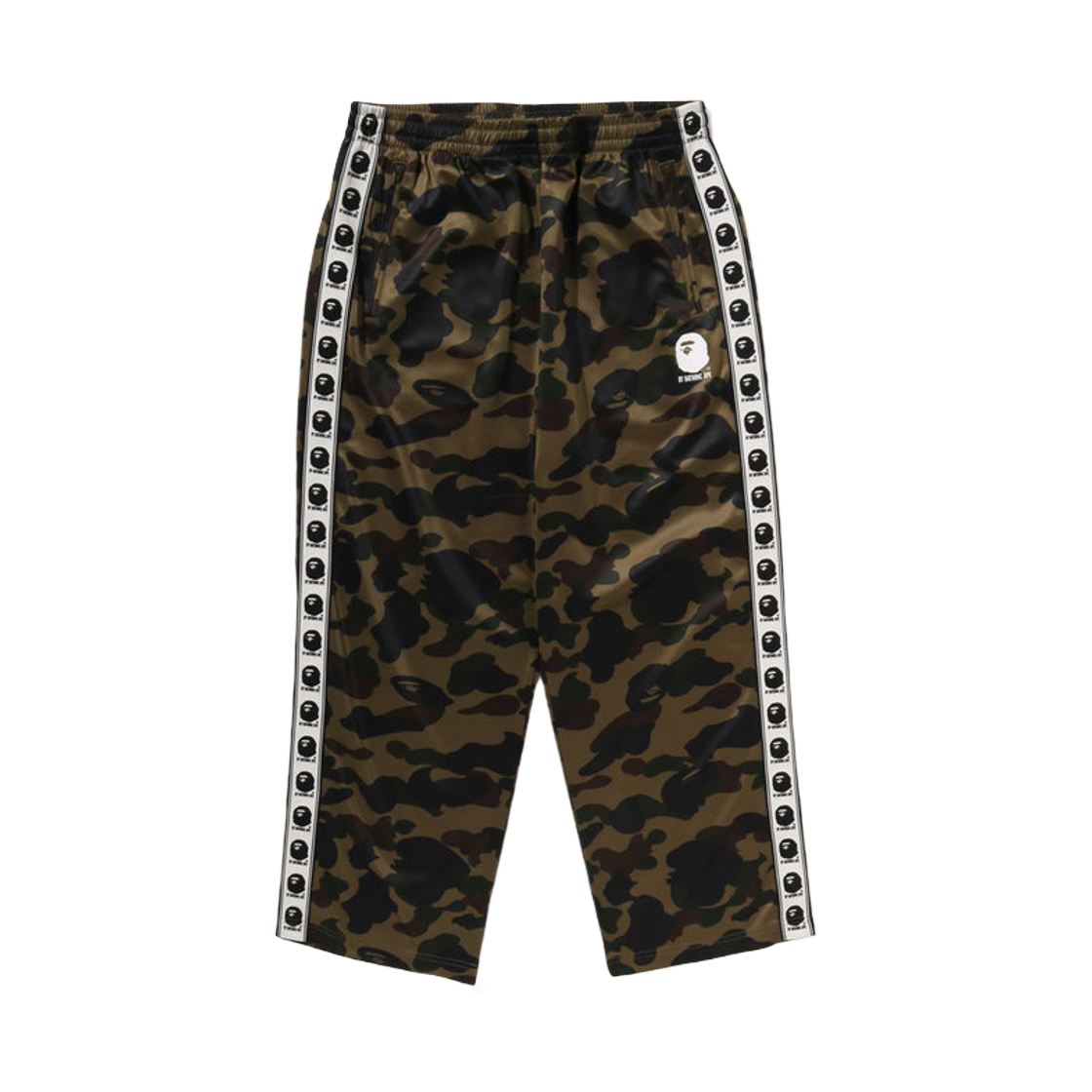 베이프 퍼스트 카모 루즈 핏 트랙 팬츠 그린(BAPE 1st Camo Loose Fit Track Pants Green)