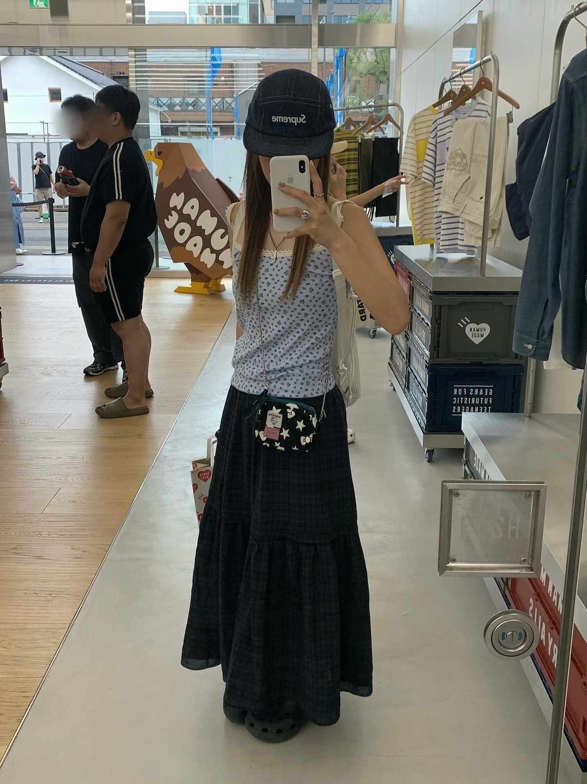 Supreme Wool Camp Cap Denim - 24FW 착용 스타일