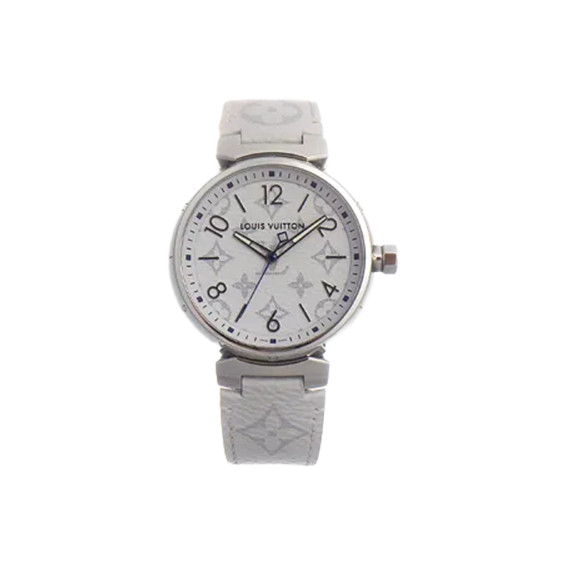 루이비통 땅부르 모노그램 화이트 41.5MM QA114Z(Louis Vuitton Tambour Monogram White 41.5MM QA114Z)