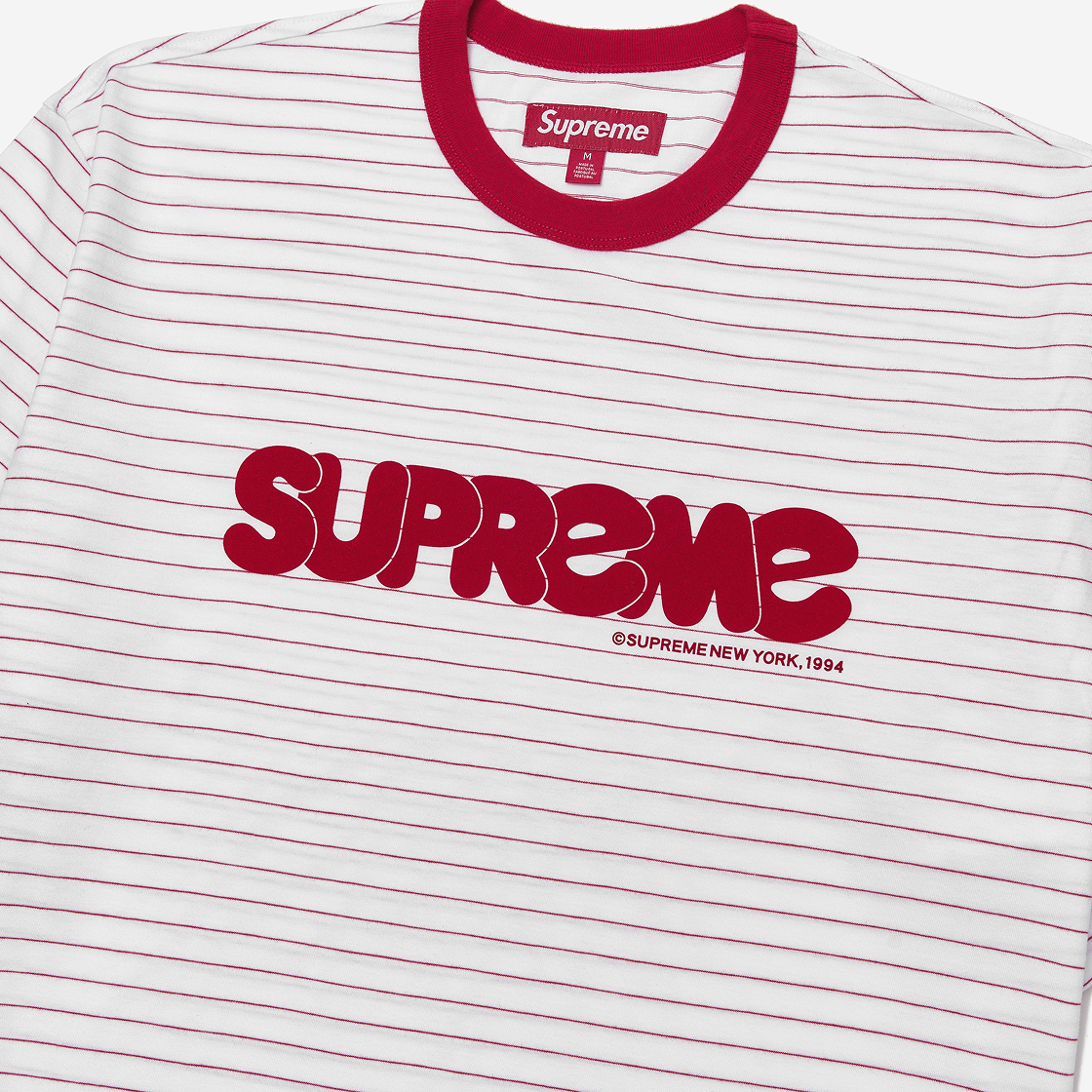Supreme Bubble S/S Top ホワイト/レッド L新品 슈프림 버블 숏슬리브 탑 화이트 – 25SS | Supreme | KREAM