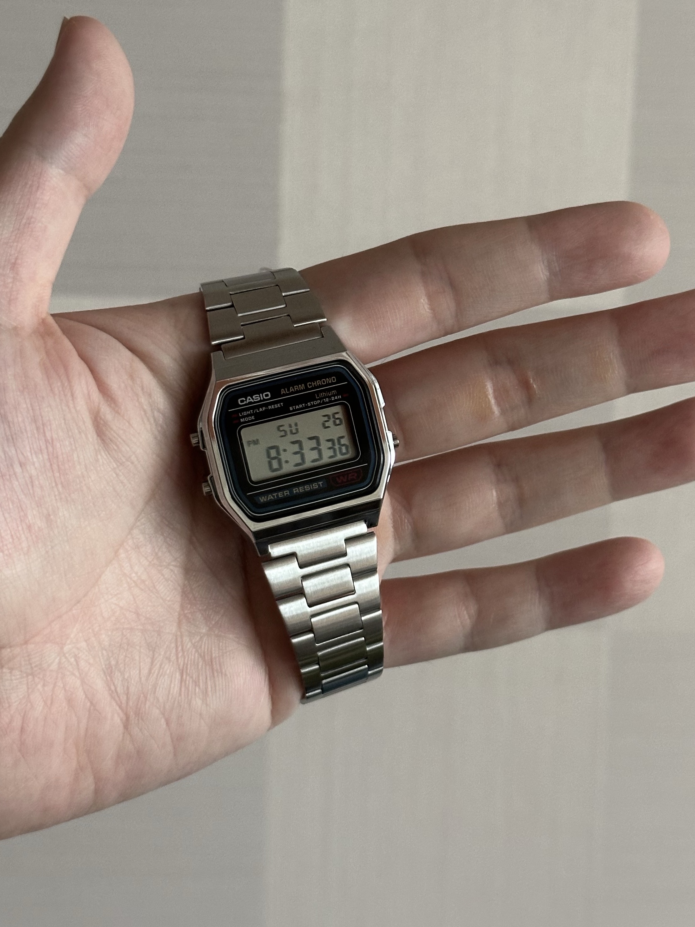 Casio A-158WA-1 착용 스타일 - 1