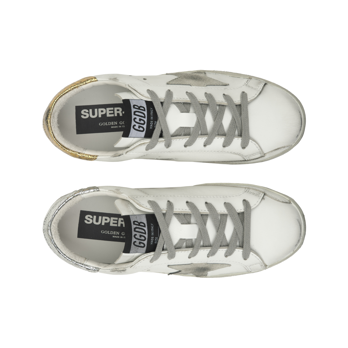 (W) 골든구스 슈퍼스타 스니커즈 화이트 골드((W) Golden Goose Superstar Sneakers White Gold) - 5