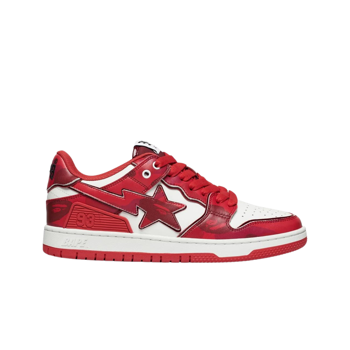 베이프 스케이트 스타 #1 M2 레드(BAPE SK8 Sta #1 M2 Red)