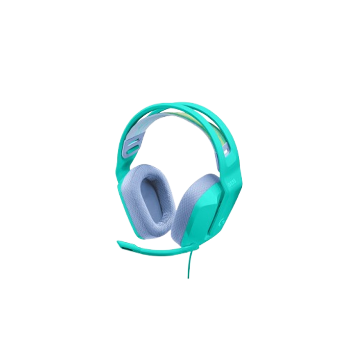 로지텍코리아 공식 G335 유선 게이밍 헤드셋 민트(Logitech G335 Wired Gaming Headset Mint)