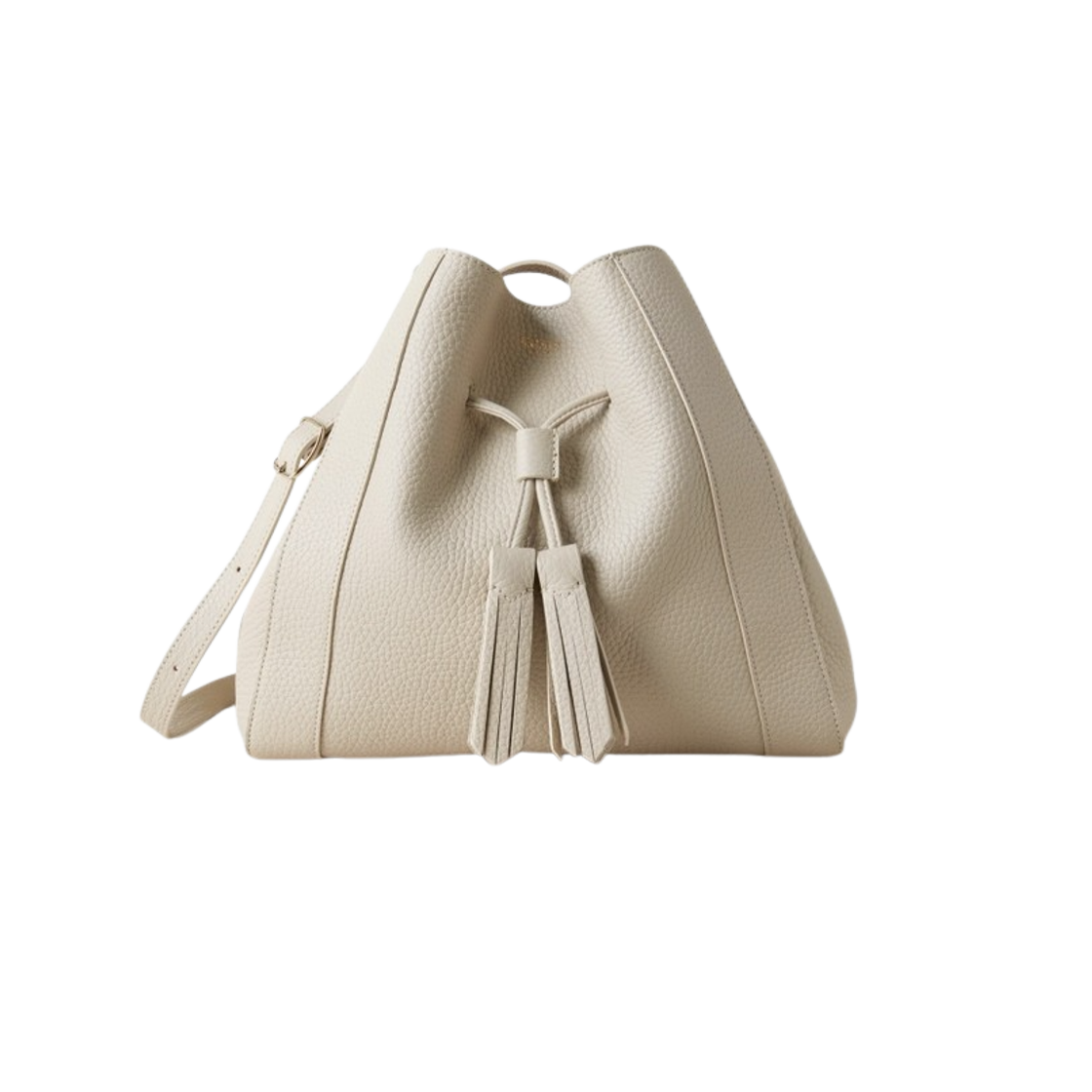 HH5867-736W160 Mulberry Heavy Grain Small Millie Tote Chalk