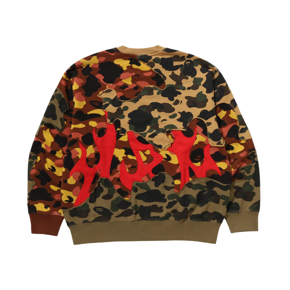 베이프 퍼스트 카모 업사이클 릴렉스드 핏 크루넥 스웨트셔츠 멀티(BAPE 1st Camo Upcycled Relaxed Fit Crewneck Sweatshirt Multi) - 2
