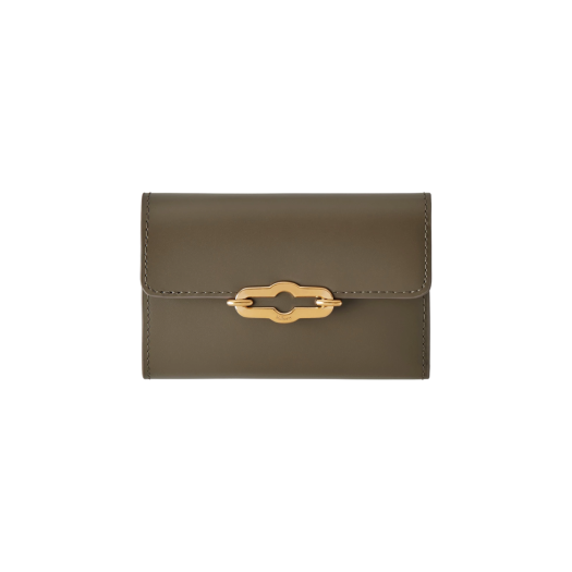 RL8071-603R563 Mulberry Super Lux Calf Pimlico Compact Wallet Linen Green
