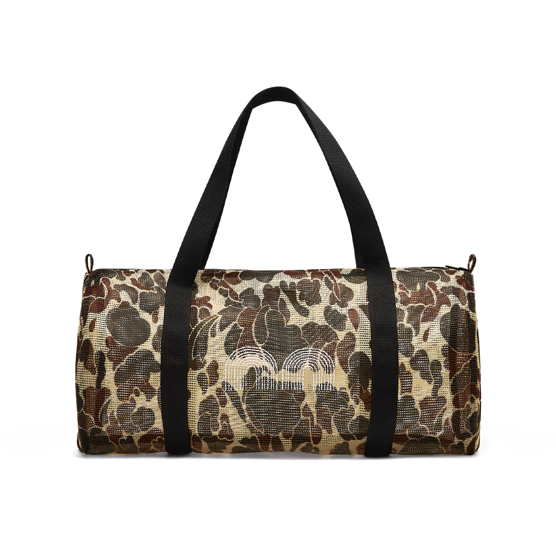 nnac11brc Not New Mesh Boston Bag Brown Camo