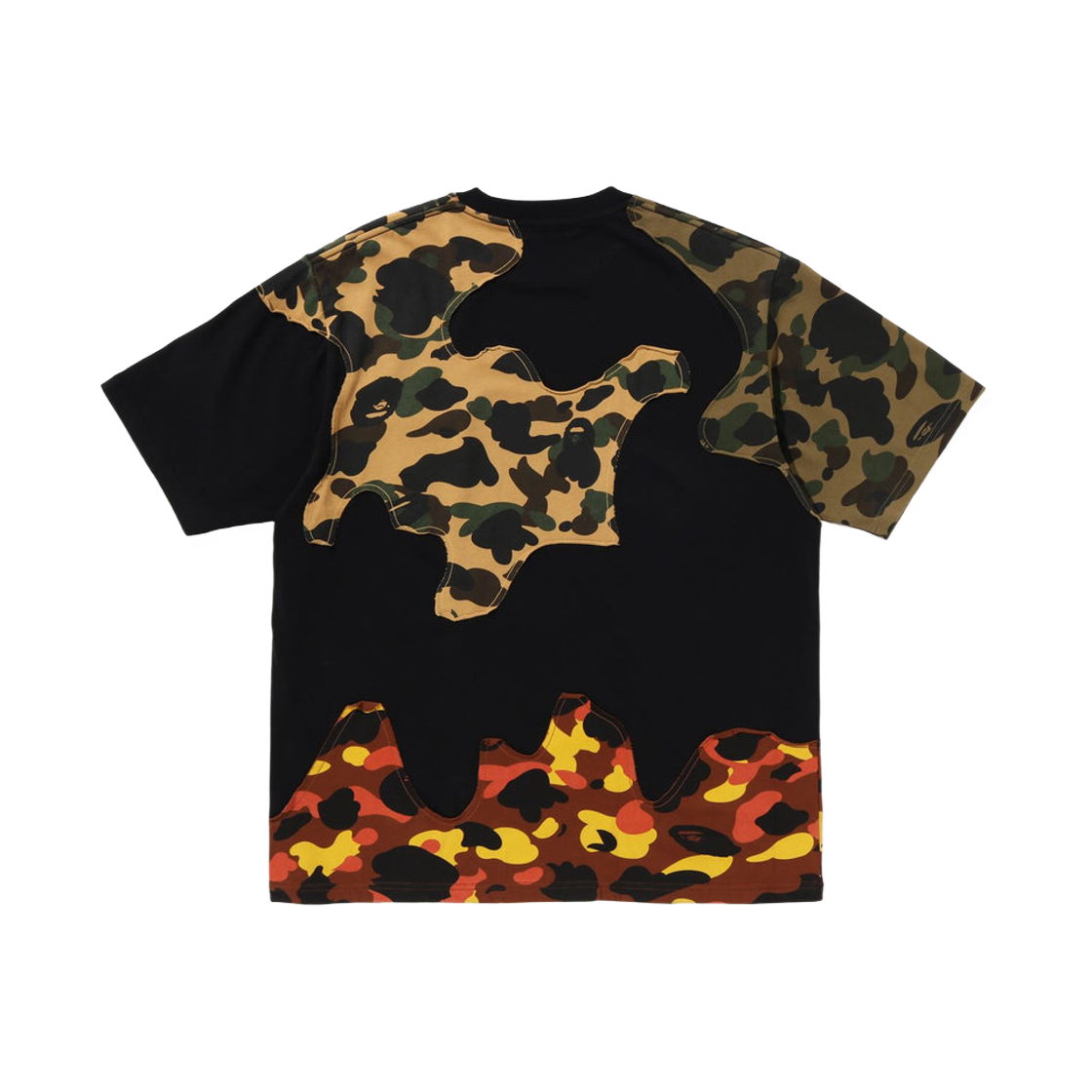 베이프 퍼스트 카모 업사이클 로고 릴렉스드 핏 티셔츠 블랙(BAPE 1st Camo Upcycled Logo Relaxed Fit T-Shirt Black) - 2