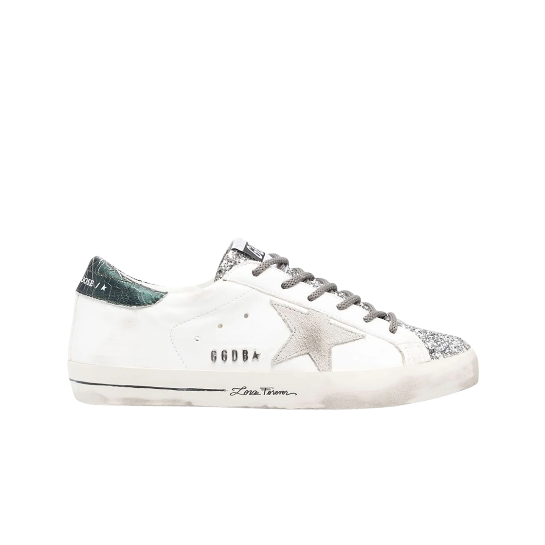 GWF00101-F004787-82383 (W) Golden Goose Superstar White Silver
