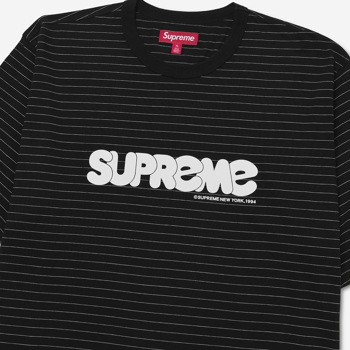 슈프림 버블 숏슬리브 탑 블랙 – 25SS | Supreme | KREAM