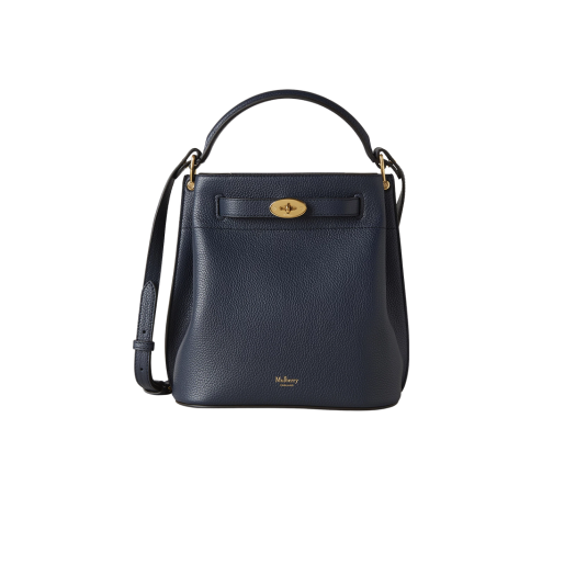 HH9390-205U888 Mulberry Small Classic Grain Islington Bucket Bag Night Sky
