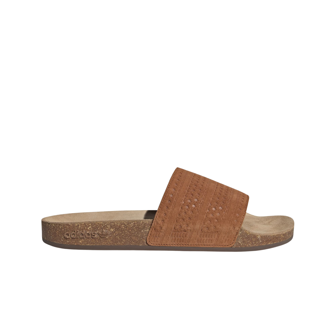 JH8068 Adidas Adilette Slides Dust Rust Gum