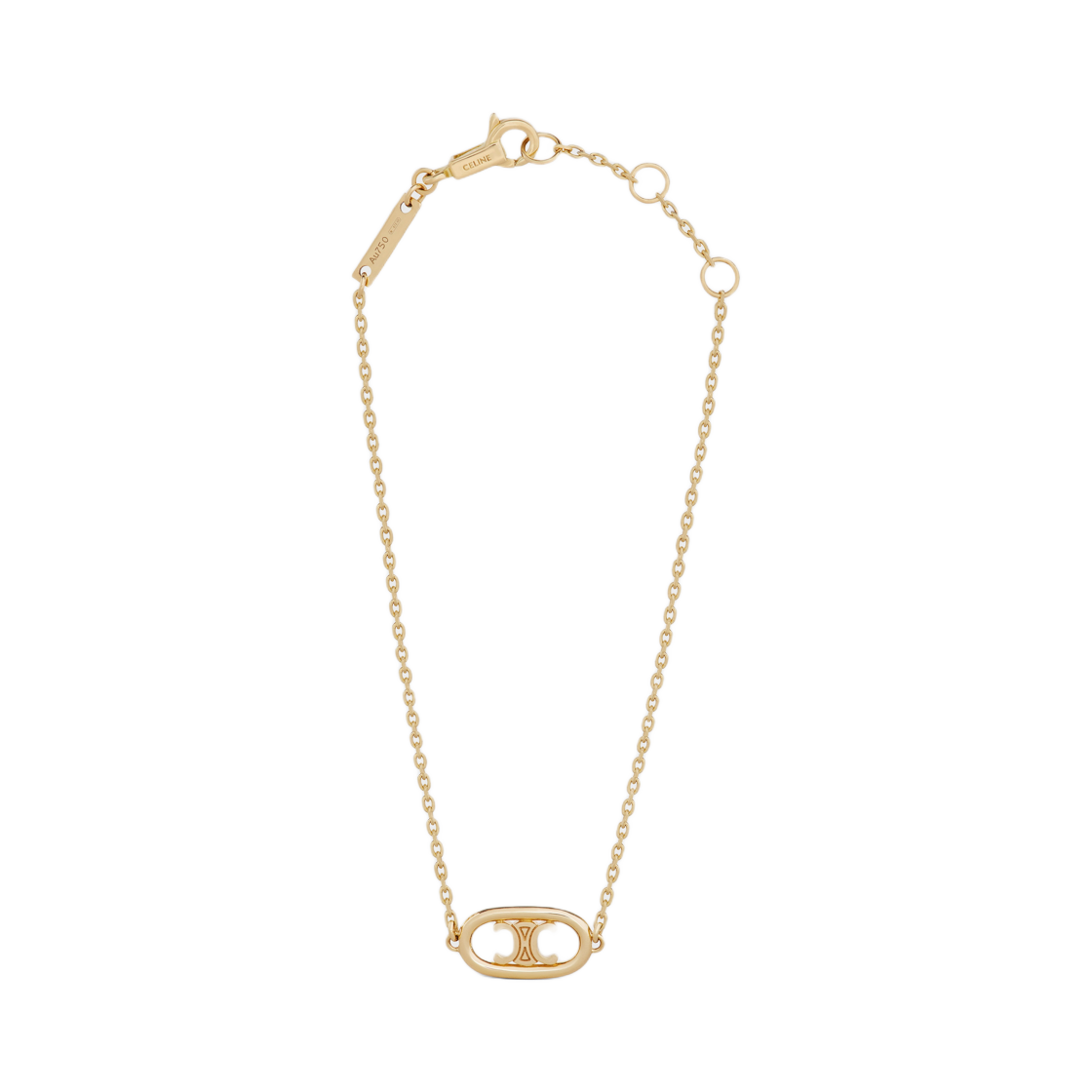 (W) 셀린느 마이옹 트리옹프 브레이슬릿 옐로우 골드 옐로우 골드((W) Celine Maillon Triomphe Bracelet in Yellow Gold Yellow Gold) - 1