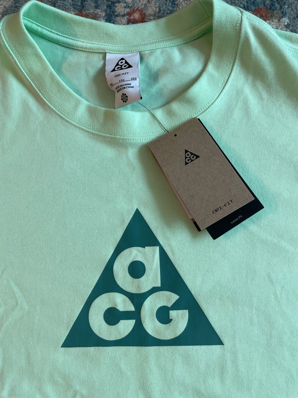 Nike ACG Dri-Fit T-Shirt Vapor Green - Asia 착용 스타일 - 2