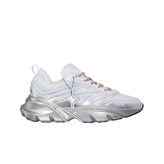 3SN306ZQE-H070 Dior x Lewis Hamilton B44 Blade Sneakers Limited and Numbered Edition Mesh with Technical Fabric Gradient White Silver