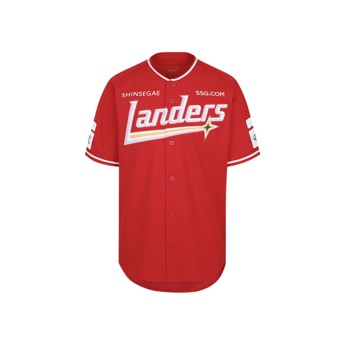 SSG 랜더스 리사이클 어웨이 유니폼 레드 (논 마킹 버전)(SSG Landers Recycle Away Uniform Red (Non Marking Ver.))