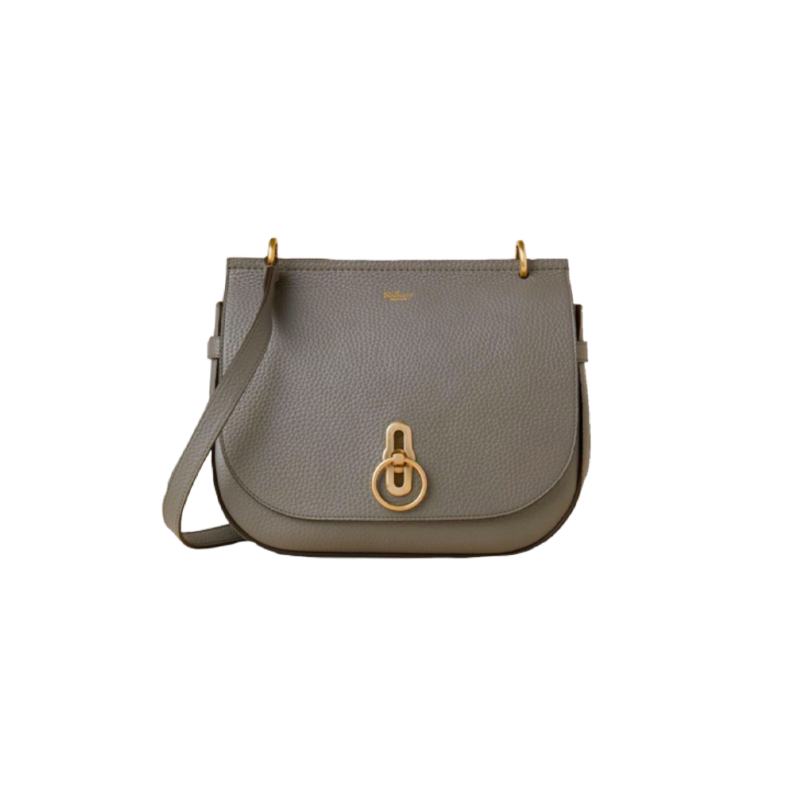 멀버리 헤비 그레인 소프트 앰벌리 사첼 차콜(Mulberry Heavy Grain Soft Amberley Satchel Charcoal)