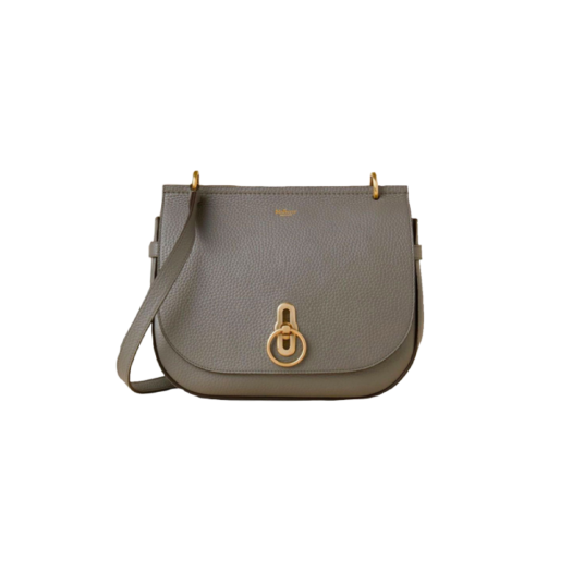 HH6622-736C110 Mulberry Heavy Grain Soft Amberley Satchel Charcoal