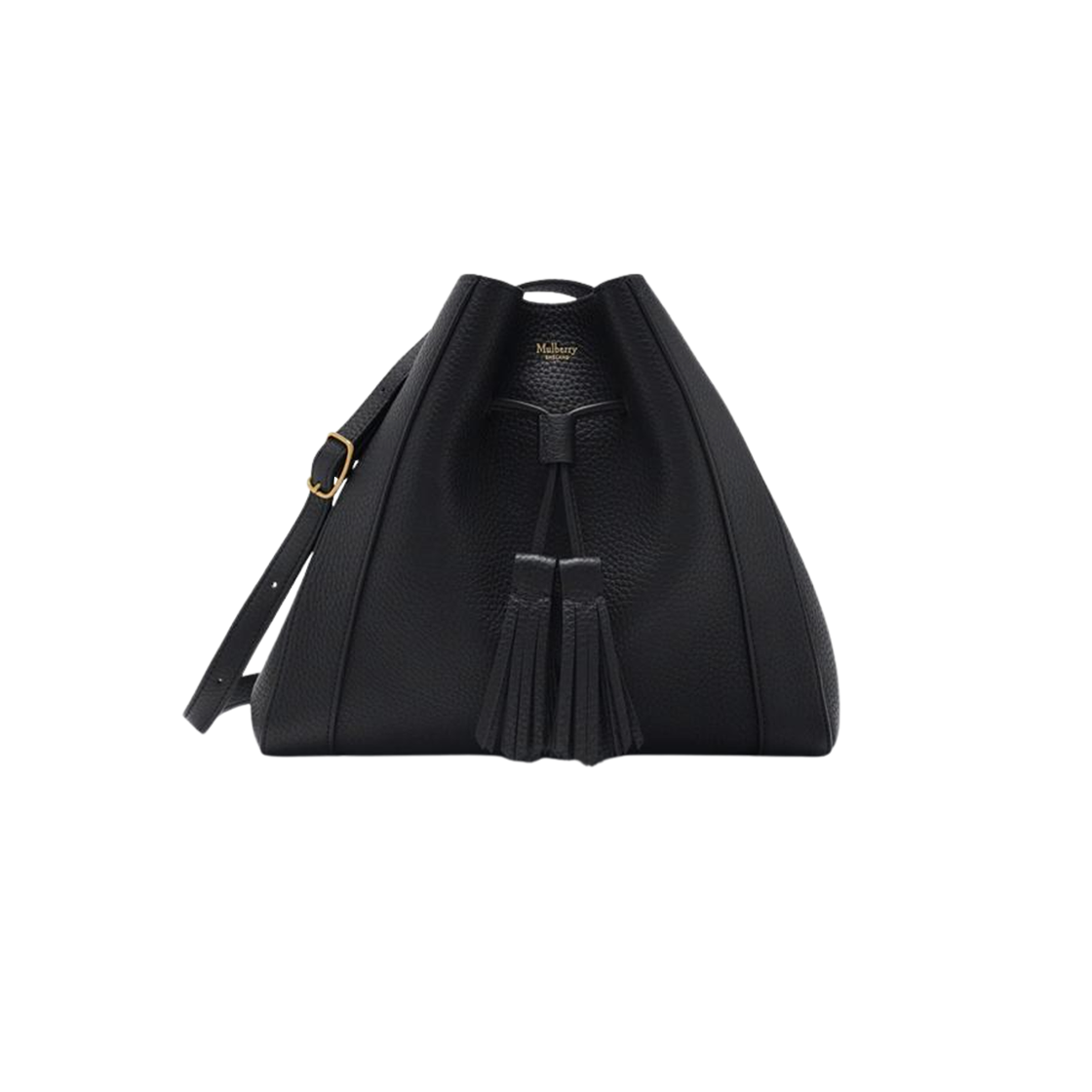 HH5867-736A100 Mulberry Heavy Grain Small Millie Tote Black