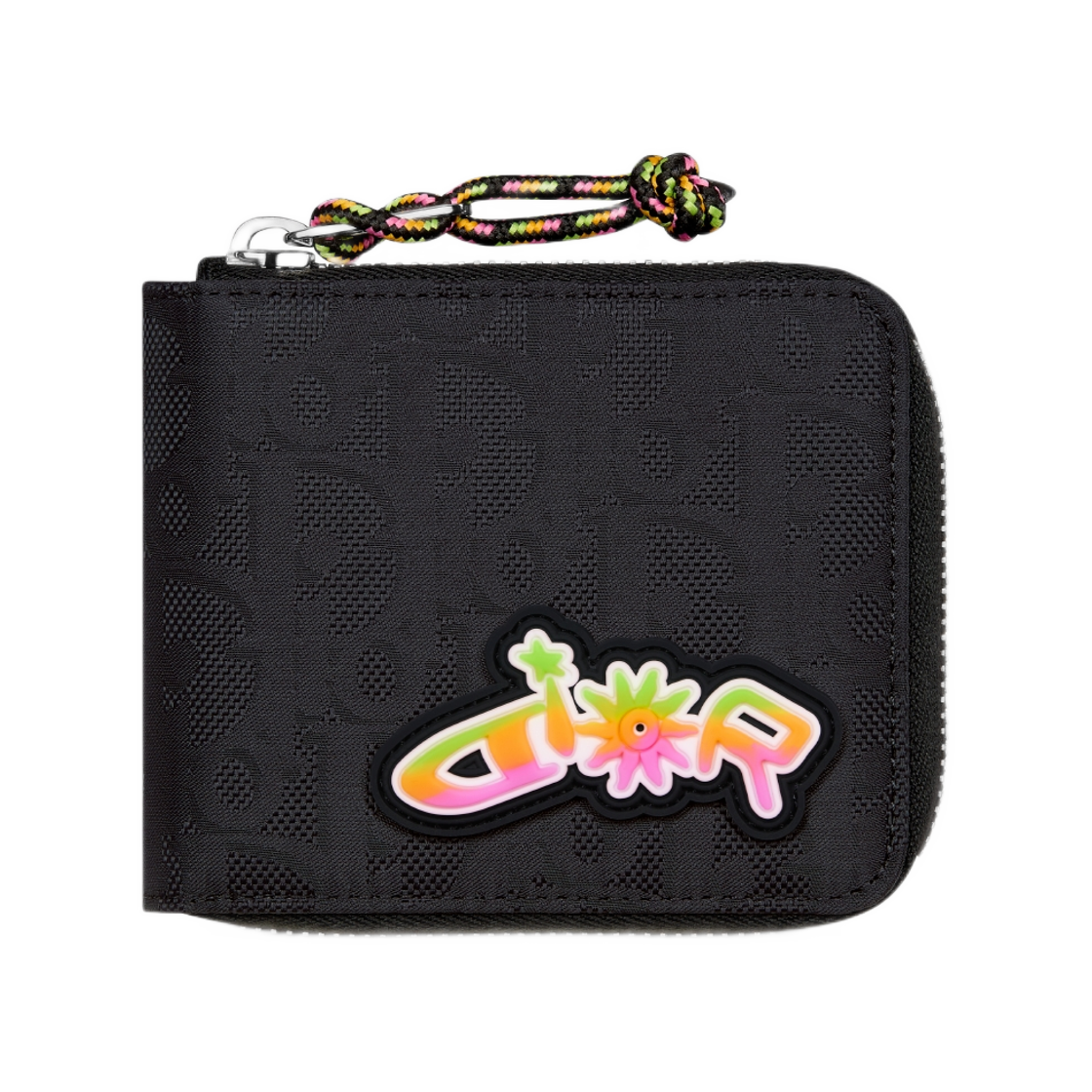 디올 x 루이스 해밀턴 지퍼 월렛 디올 오블리크 나일론 블랙(Dior x Lewis Hamilton Zipped Wallet Dior Oblique Nylon Black) - 1