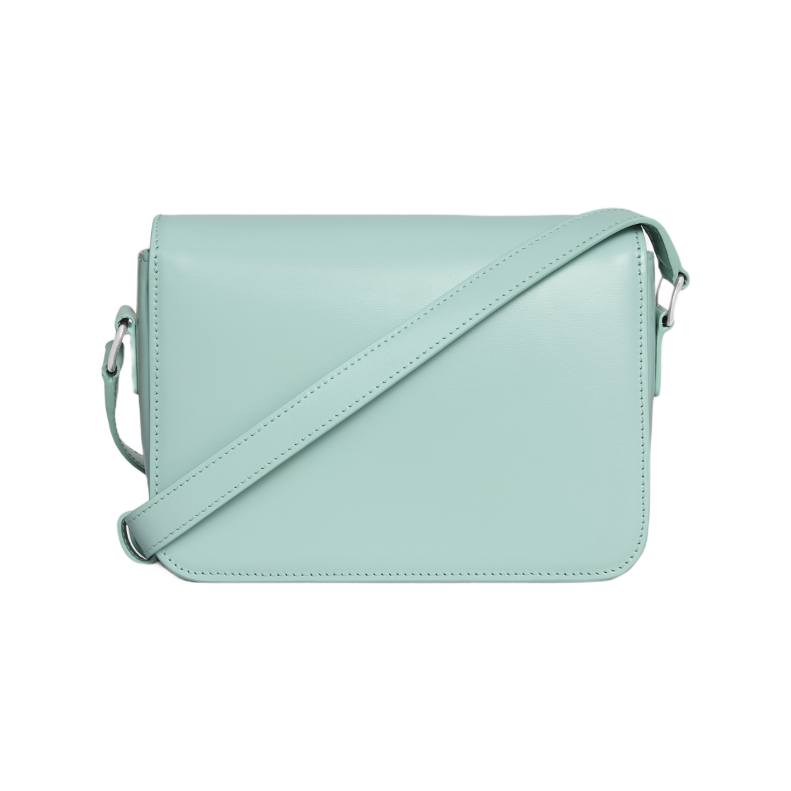 셀린느 틴 트리옹프 백 샤이니 카프스킨 라이트 아쿠아(Celine Teen Triomphe Bag in Shiny Calfskin Light Acqua) - 3