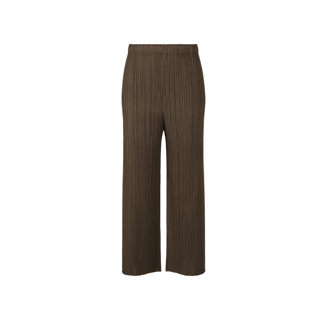 (W) 플리츠 플리즈 이세이 미야케 MC 마치 트라우저 다크 브라운((W) Pleats Please Issey Miyake MC March Trousers Dark Brown)