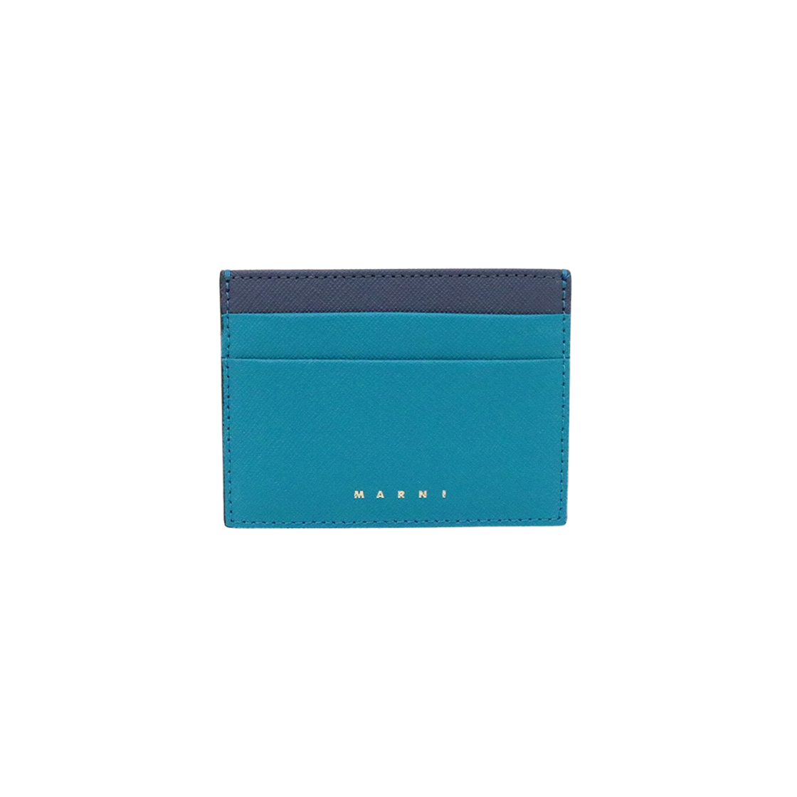 마르니 사피아노 카드 케이스 비비드 블루 스모크(Marni Saffiano Card Case Vivid Blue Smoke)