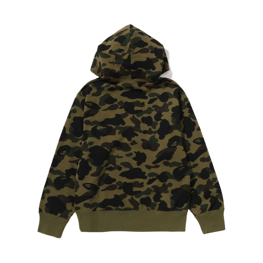 (W) 베이프 퍼스트 카모 풀오버 후드 그린((W) BAPE 1st Camo Pullover Hoodie Green) - 2