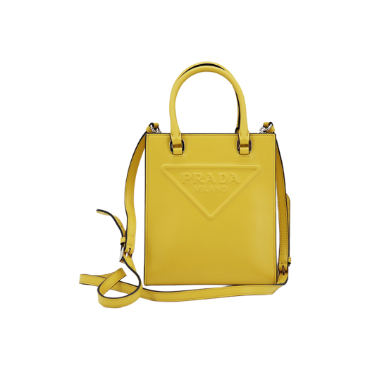 ITDM74UOL5EA Prada Triangle Logo Mini Tote Shoulder Bag 1BA333