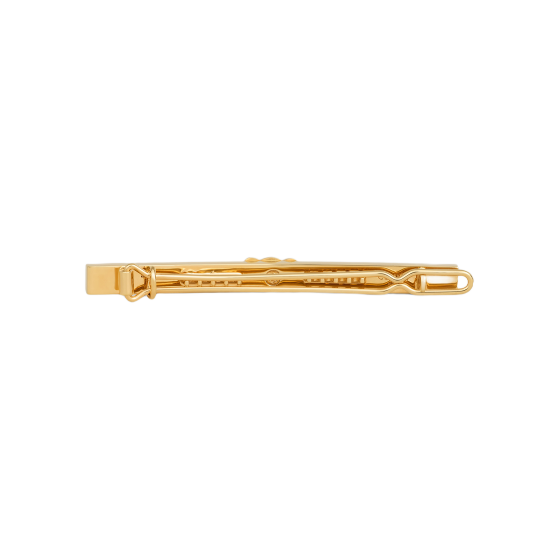 (W) 셀린느 스파클 헤어 클립 스트라스 앤 브래스 골드 피니쉬 골드((W) Celine Sparkle Hair Clip in Strass and Brass with Gold Finish Gold) - 3