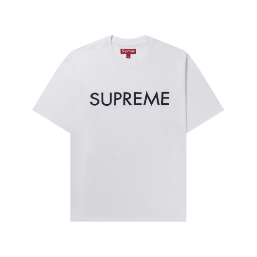 【Supreme】 Pinline T-Shirt White - 24SS Supreme Pinline Tee (SS24) - $40