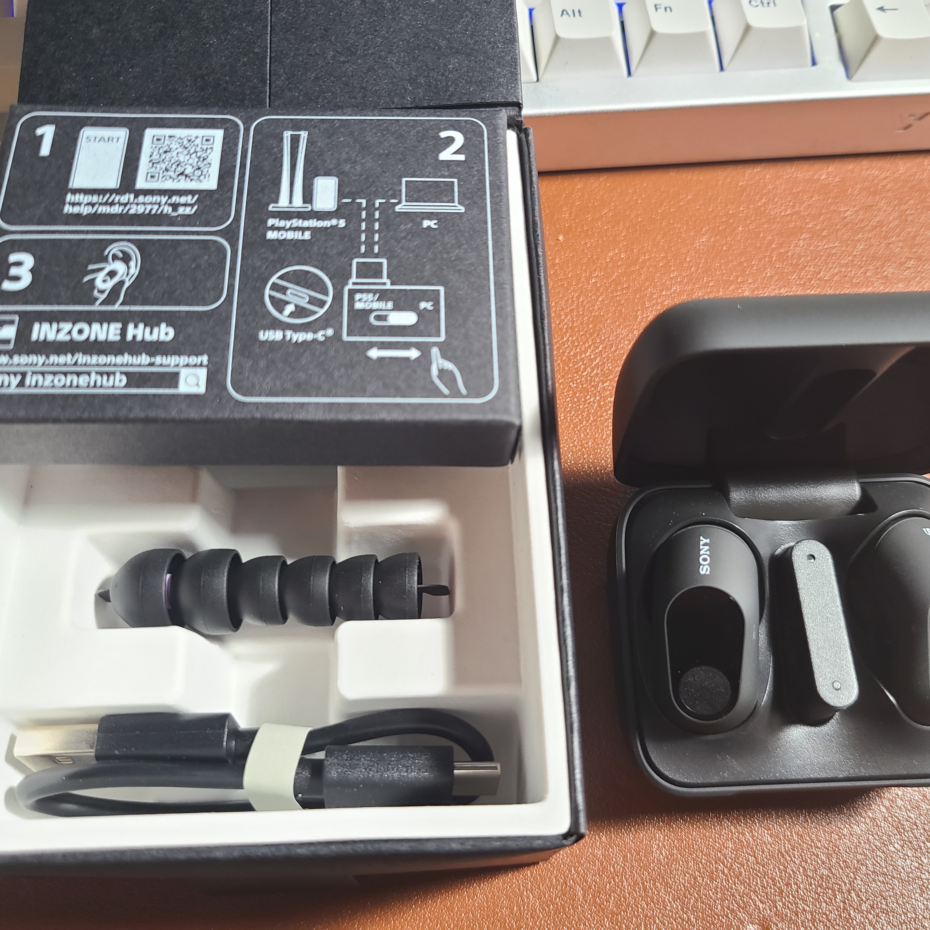 Sony INZONE Buds Black (Sony Korea Ver.) 착용 스타일